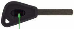 Subaru Legacy key transponder location DAT17T