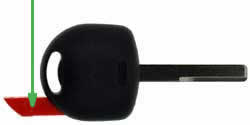 Vauxhall Signum key transponder location HU43T