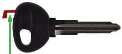 Mazda MX-5 key transponder location MAZ13T