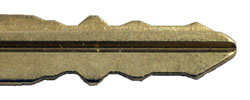 Toyota cut key from top TOY47T