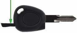 Renault Laguna key transponder location VAC102T