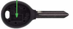Dodge Nitro key transponder location Y160-PT