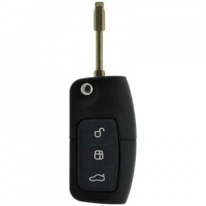 Ford Fiesta three button remote with flip key FO21