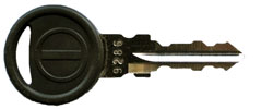 Caralock caravan cut key from top GT5