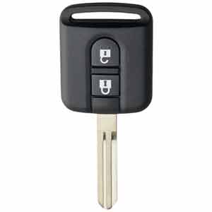 Nissan Micra remote key case two button NSN14