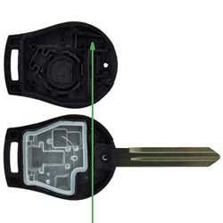 Nissan NV200 key transponder location NSN14T