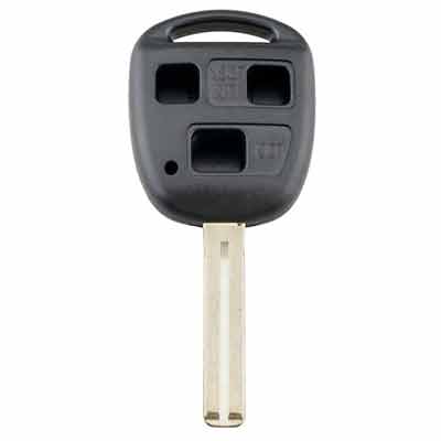 Lexus IS300 three button remote key case TOY48