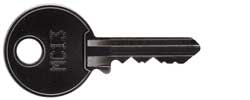 Caraloc caravan cut key from top UNI1